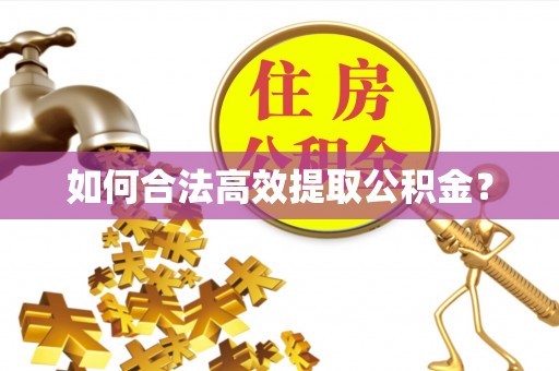 嘉鱼如何合法高效提取公积金？