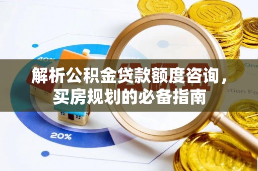 乌什解析公积金贷款额度咨询，买房规划的必备指南