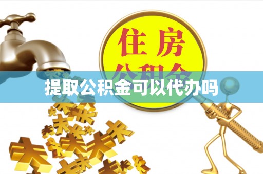 富里提取公积金可以代办吗