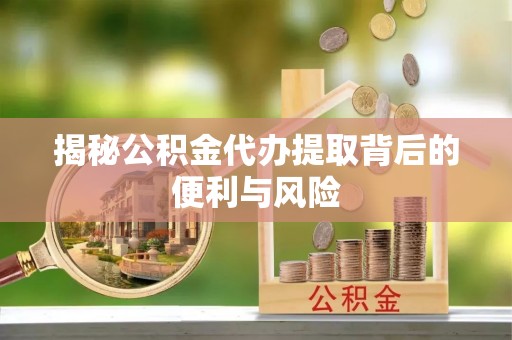 兴仁揭秘公积金代办提取背后的便利与风险