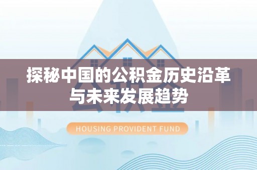 新泰探秘中国的公积金历史沿革与未来发展趋势