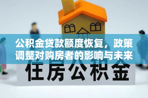 木里公积金贷款额度恢复，政策调整对购房者的影响与未来展望