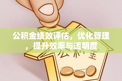忠县公积金绩效评估，优化管理，提升效率与透明度