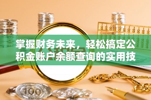 左贡掌握财务未来，轻松搞定公积金账户余额查询的实用技巧