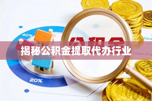 高阳揭秘公积金提取代办行业